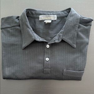 Banana Republic Charcoal Polo Shirt for Men